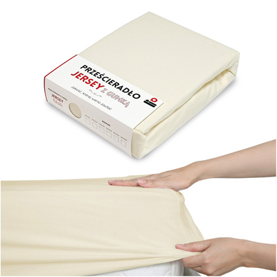 Prześcieradło 60 x 120 Jersey z Gumką Gaja 07