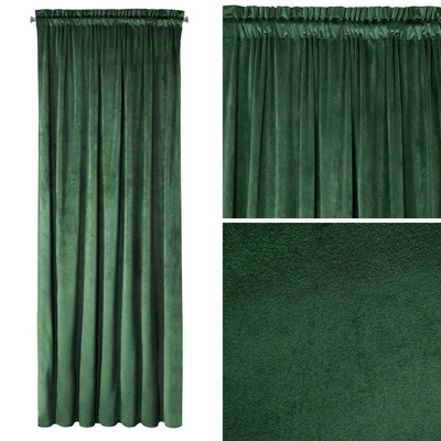 Zasłona 135 x 270 Dekoracyjna Velvet Rosa C. Ziele