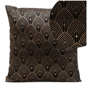 Pillowcase 40 x 40 Design91 Decorative Agnes Black
