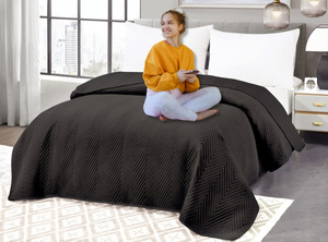 Bedspread 220 x 240 Embossed Velour Marieta 03