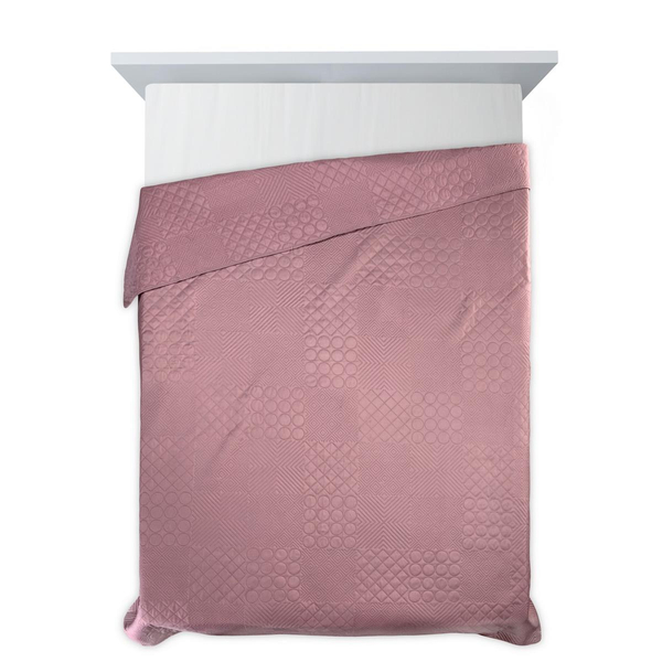 Bedspread 170 x 210 Quilted Decorative Boni5 Pink
