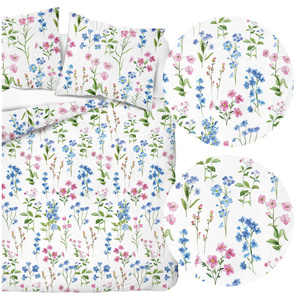 Bedding 220 x 200 3pc Flannel Cotton Laura 5634A