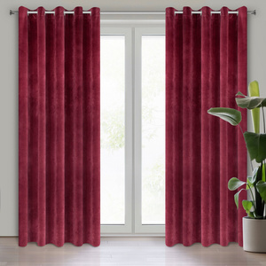 Curtain 140 x 250 Ready Decorative Villa1 Maroon