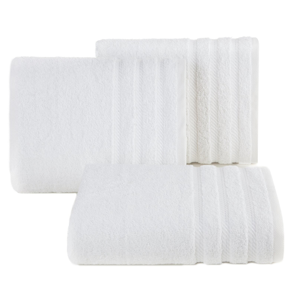 Towel 70 x 140 Bath Frotte Vito 01 White