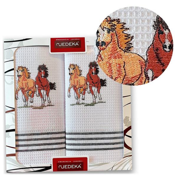 Kitchen Cloths 50x70 Embroidered Bari 2 pcs No. 13