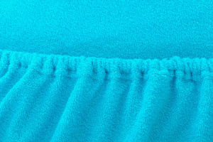 Terry sheet with elastic 011_D Turquoise 80x140