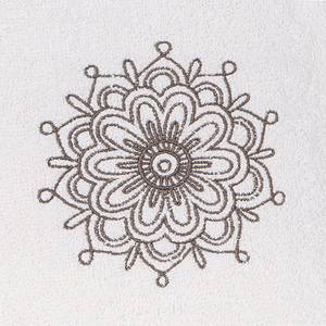 Komplet Ręczników 3szt. Rosette 380 Biały+Grafit