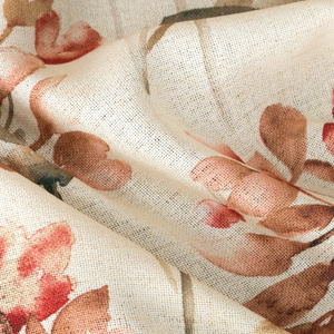 Curtain 140 x 250 Decorative Jenny Nat+Pink