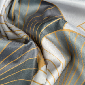 Curtain 140 x 250 Design91 Velvet Gina Silver 