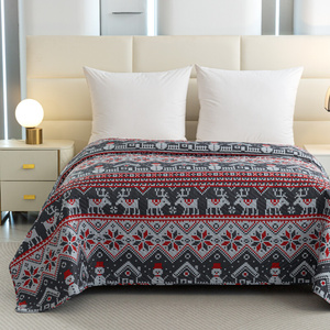 Narzuta 220 x 240 Tłoczona Świąteczna Levent 2960