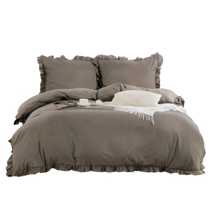 Bedding 160 x 200 4pc Satin bedding with valance Nicola 03