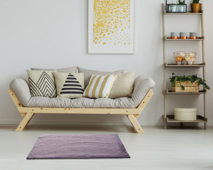 Dywan 60 x 90 Miękki Pluszowy Futerkowy Rabbit 112