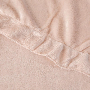 Blanket 150 x 200 Microfiber Frill Ruffly Powdered
