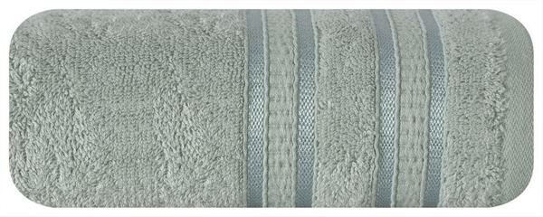Ręcznik Kąpielowy Mila (02) 50 x 90 Srebrny