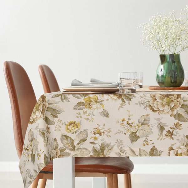 Tablecloth 85 x 85 Decorative Cua Gold