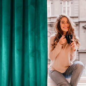 Velvet Rosa C. Decorative Curtain. Turku 140x270