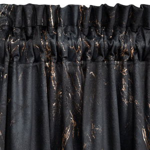 Curtain 140 x 300 Decorative Velvet Nadia Cza+Zł