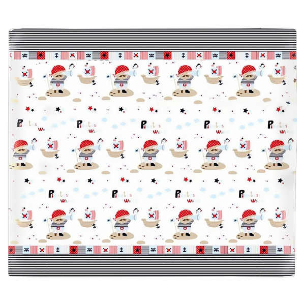 Narzuta 160 x 220 Pikowana Dziecięca Piraci