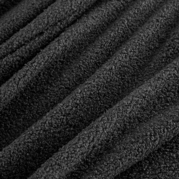 Koc 170 x 210 Mikrofibra Boucle Bukla Czarny