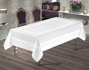 Teflon Tablecloth Bello 253 White 110x160