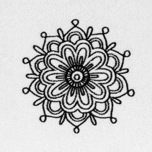 Komplet Ręczników 3szt. Rosette 380 Biały+Czarny