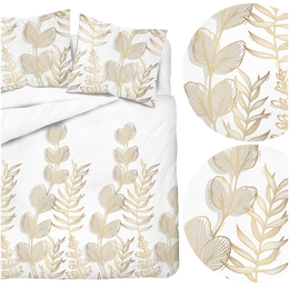 Pościel 220 x 200 3cz Asti Satynowa Bawełna 5477B