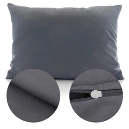 Poszewka Bawełna 50 x 70 Jednolita Ola Grafitowa Grafit