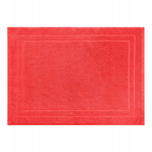 50 x 70 Bathroom Rug Cotton Mondo Red