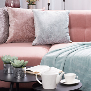 Poszewka Dekoracyjna Żakard Luisa 42 x 42 Miętowy