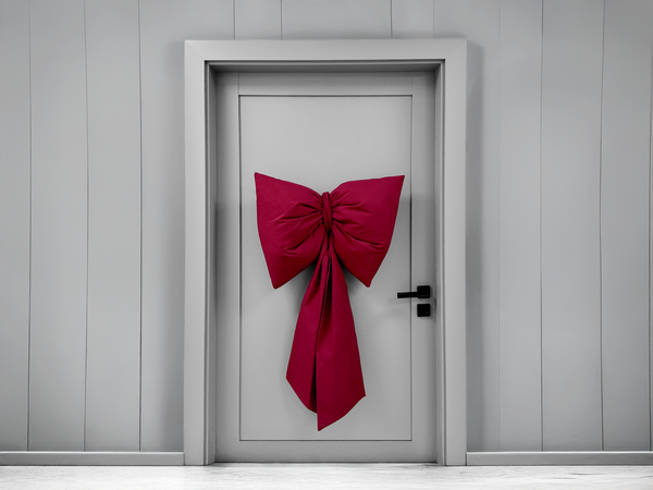 Kokarda 100 x 60 Poduszka Dekoracja Świąteczna Ozdobna Big Bow 01