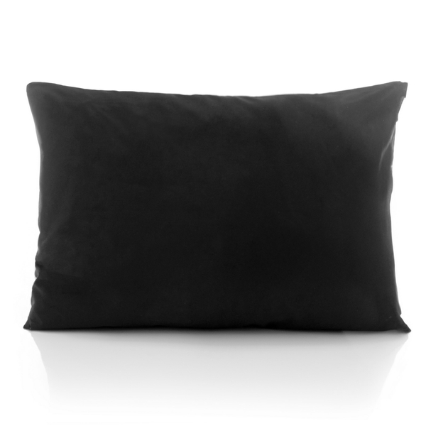 Poszewka Bawełna 50 x 70 Jednolita Ola Czarna Black