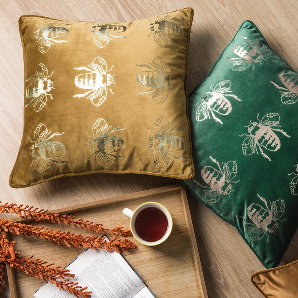 Poszewka 45 x 45 Dekoracyjna Velvet BLINK15 Bordowy