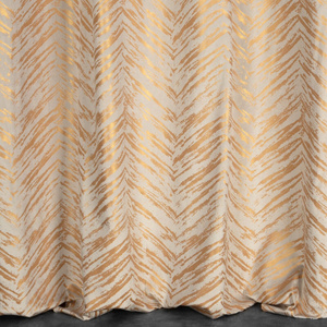Curtain 140 x 250 Decorative Velvet Sara Cream+Gold