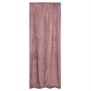Zasłona 140 x 270 Dekoracyjna Velvet Soft Pudrowy