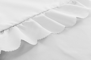 Bedding set 140 x 200 2 pieces with Ruffle Luxury Jowita 08