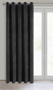 Curtain 140 x 250 Ready Decorative Villa1 Black