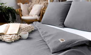 Bedding 160 x 200 3pc Cotton Muslin 44