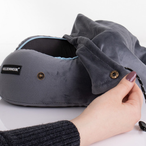 Memory Rogal Travel Pillow with Hood Comfy 01