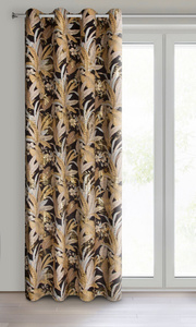Curtain 140 x 250 Decorative Adel Black+Gold