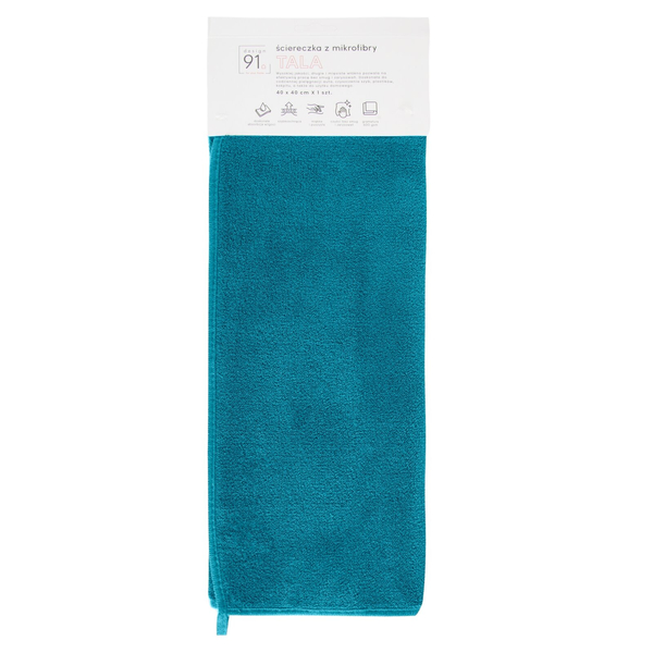 Tala Absorbent Microfiber Cloth 40 x 40 Turquoise