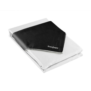 Pościel 140 x 200 2cz Satynowa Nova3 Biały + Czar