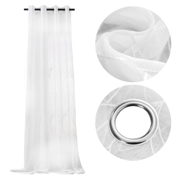 Firana Dekoracyjna 200x250 Przelotka Cruz Woal 01