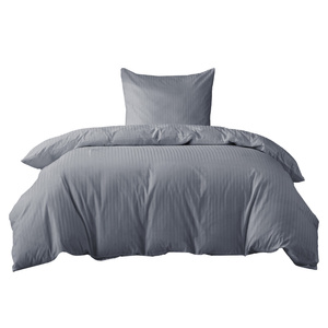 Bedding 140 x 200 2pc Cotton Adamashe Graphite