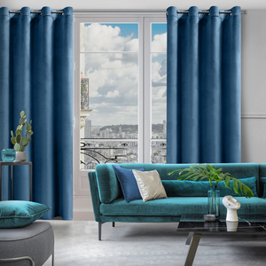 Curtain 140 x 250 Decorative Velvet Rosa Pomegranate