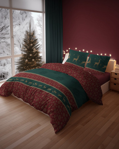 Bedding 220 x 200 3pc Vicenza Cotton pattern 5817B