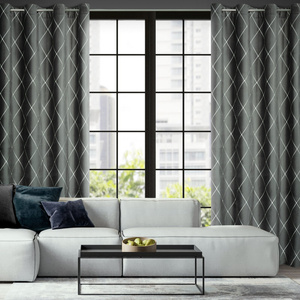 Pierre Cardin Margo Silver Curtain 140 x 250 Slipcover