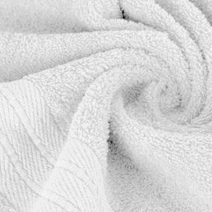 50 x 90 Bath Towel Cotton Kaya 01 White