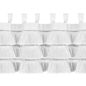 Firana Dekoracyjna Lilia1 45x150 Na Szelkach Biała