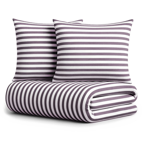 Pościel 220 x 200 3cz Mikrofibra w Pasy Eusebia Home 02