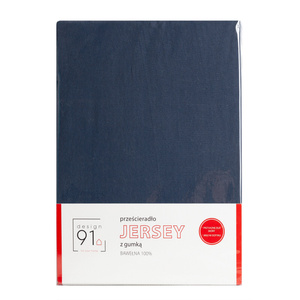Jersey sheet with elastic D91 90x200 w.25 Graphite